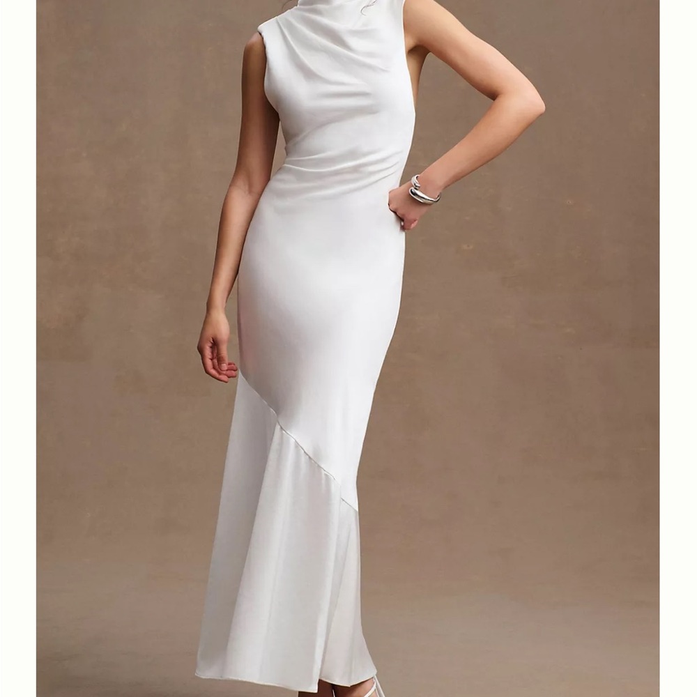 Significant Other Lana Cowl-Neck Satin Gown